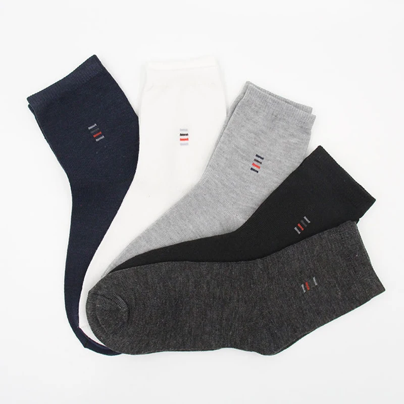 

5pair=10pcs Men Socks Classic Business Brand Calcetines Hombre Socks Men High Quality Breathable Cotton Casual Male Socks Meias