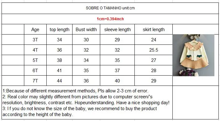 

Teenster Fashion Little Girls Christmas Clothes Knit Sweater Cardigan Top&skirt Fashion Children Clothing Set Fall Kids Outfits