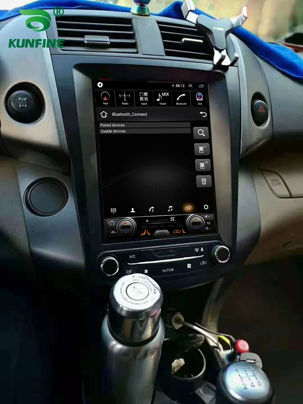 Экран Tesla Android 10 0 4 Гб RAM 64GM ROM Восьмиядерный автомобильный DVD GPS плеер Deckless Car Stereo для