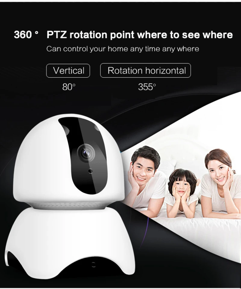 Auto Track 1080P IP Camera P2P NAS RTSP ONVIF Surveillance Security Monitor WiFi Wireless Mini CCTV Indoor | Безопасность и защита