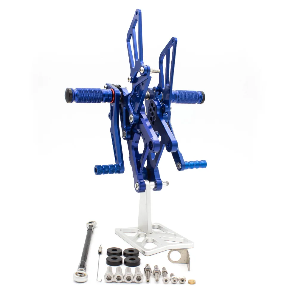 Регулируемые подножки для мотоцикла MFS черные Honda CBR150 CBR125 2011 2012 2013 2014 2015|Подставки