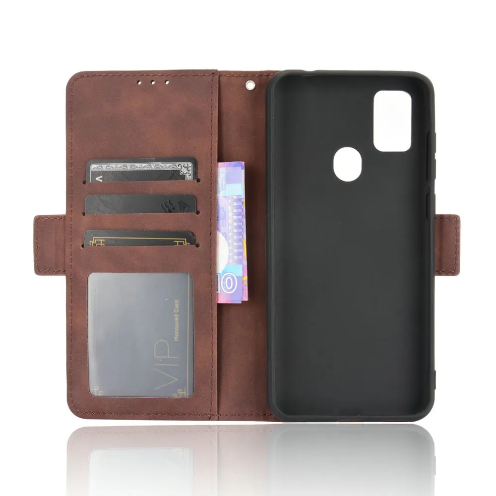 

Leather Wallet Card Slot Removable for ZTE Blade A7S 2020 Flip Case Multrifunction Book Cover on Blade A7S Case Funda Shockproof