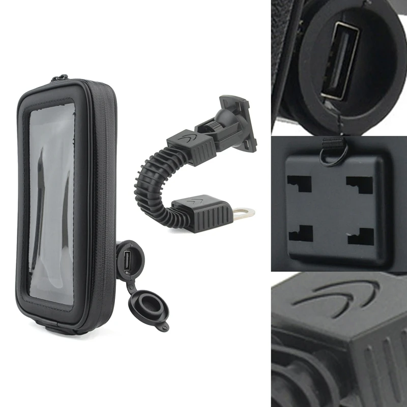 

Зарядка через USB мобильный телефон сумка для езды на мотоцикле электромобиль Батарея автомобиля мобильный телефон навигации кронштейн