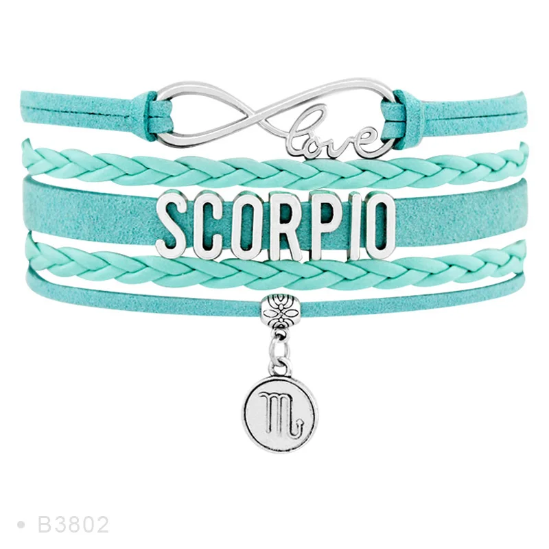 Овен Телец Лев дева Скорпион Стрелец Козерог Водолей рыбы оберточные браслеты