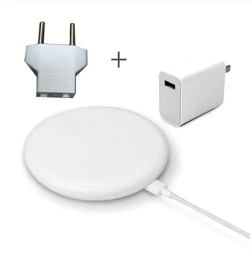 Оригинальное Беспроводное зарядное устройство Xiao mi 20W Max для mi 9(20 W) mi X 2 S/3(10 W) совместимый мобильный телефон Qi EPP(5 W) многоразовый безопасный - Color: add EU adapter