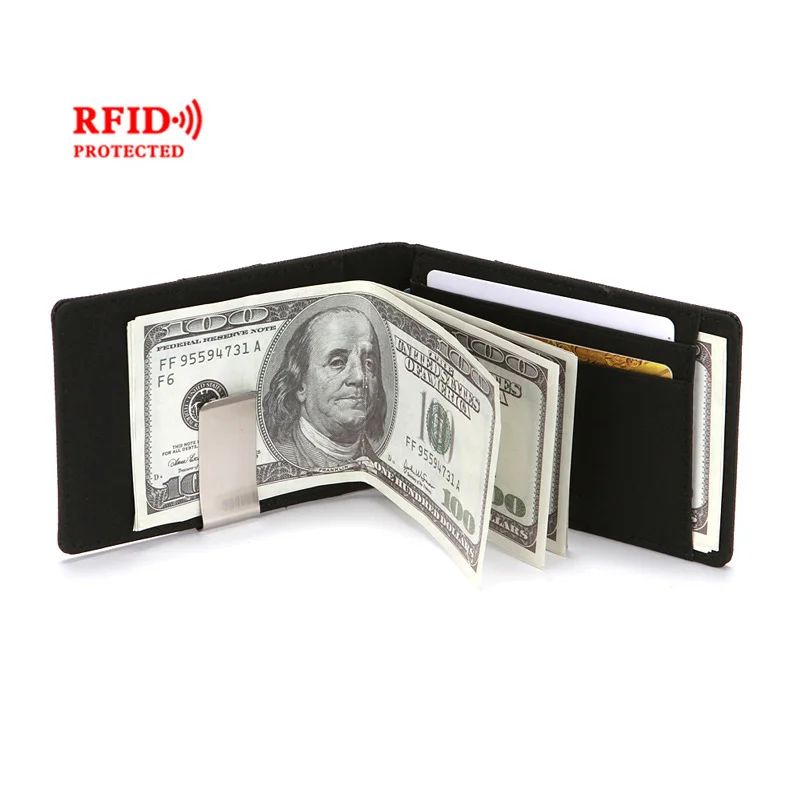 

Кошелек мужской, Алюминиевый, с RFID-блокировкой, держатель для карт