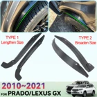 Для Toyota Land Cruiser Prado 150 GX460, заднее колесо, брызговик, подкладка, накладка, фартук, дверной зазор, грязезащитный щит 2010 2013 2015 2017 2018 22