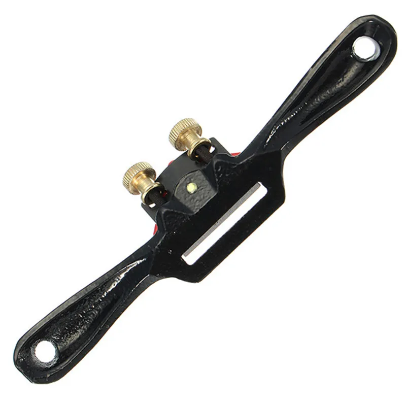 

9 Inch Gray Iron Manganese Adjustable Woodcraft Metal Blade Spoke Shave Plane Manual Wood Working Hand Tool