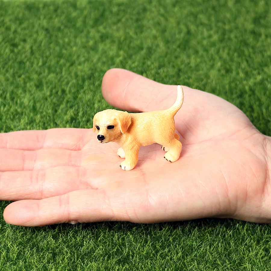 Моделирование ретривера мопса далматинская собака модель животного фигурки