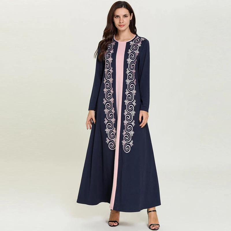 Дубай Абая кафтан Марокко арабское мусульманское платье Турция турецкий хиджаб