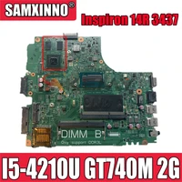 original laptop motherboard for dell inspiron 14r 3437 5437 i5 4210u gt740m 2g n14p gv2 s a2 mainboard cn 0yfvc4 0yfvc4 12314 1