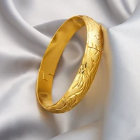 phoenix bangle bracelet women dubai jewelry yellow gold filled wedding bridal pretty gift