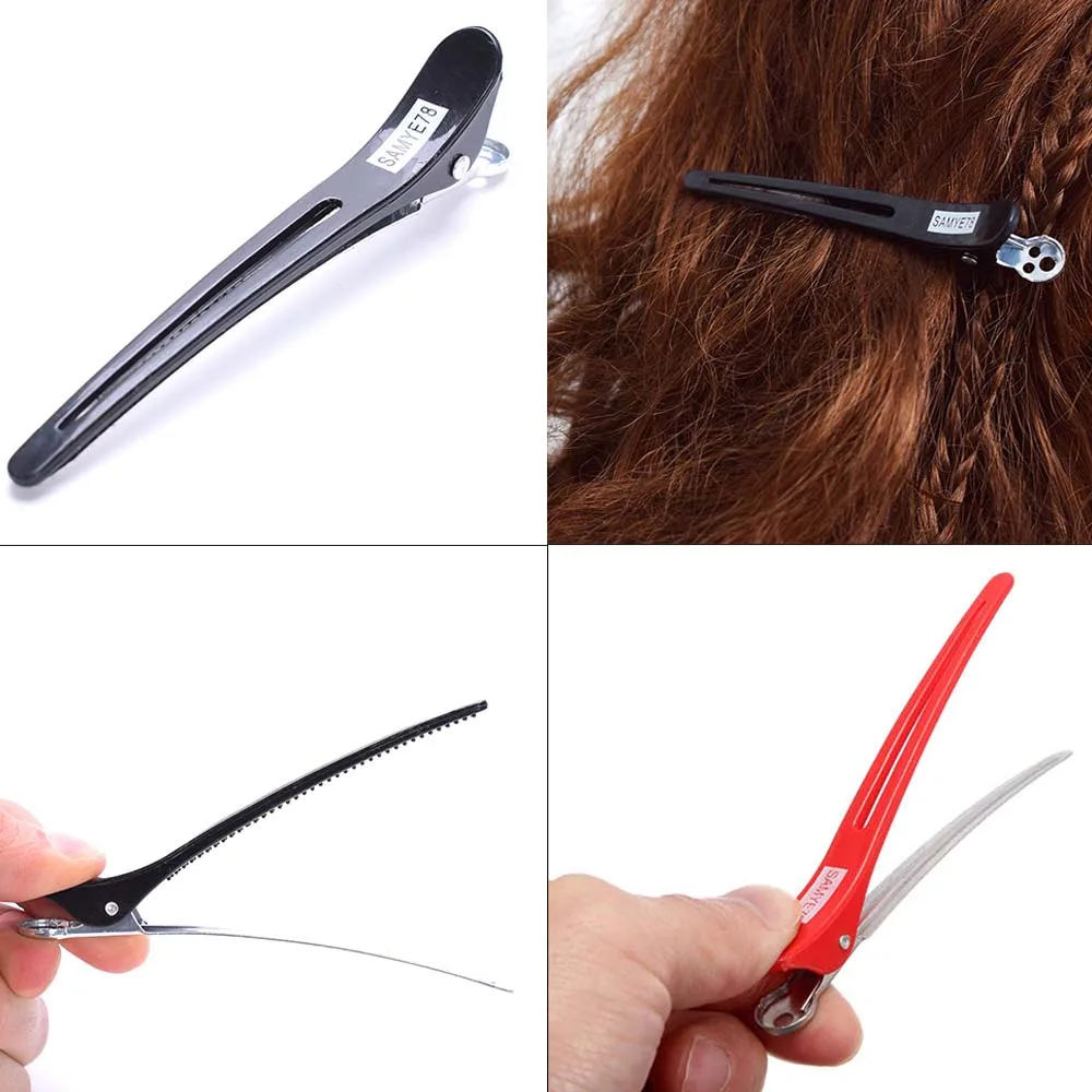 Алюминиевые пластиковые зажимы для парикмахерской инструменты аксессуары волос