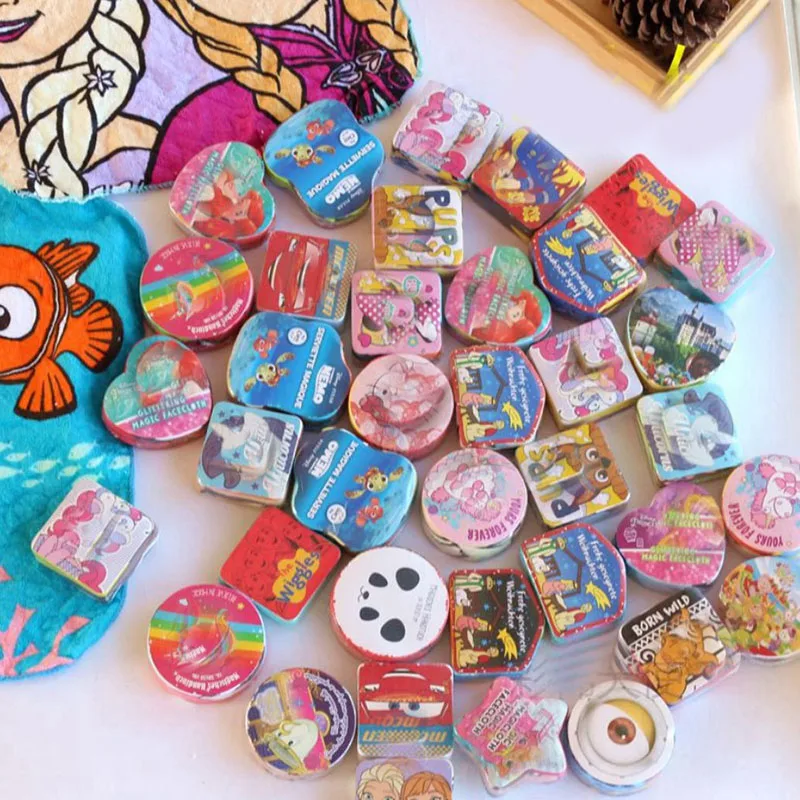 

Мультяшное 15 шт./компл. хлопковое комбинированное детское Подарочное махровое полотенце из хлопка skan портативное маленькое квадратное пол...