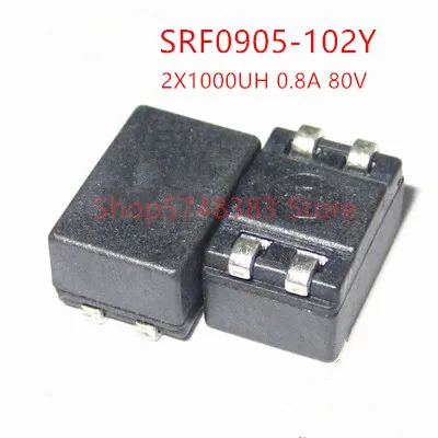 10PCS/LOT SRF0905-102Y 102Y CMC 1MH 800MA 2LN 1.5 KOHM SMD