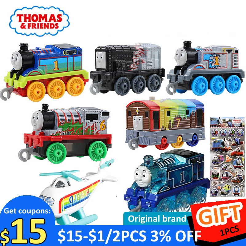 

Original Thomas and Friends Trackmaster Train Circuit James Metal Engines Hiro Fisher Price Boys Toy for Children Birthday Gift