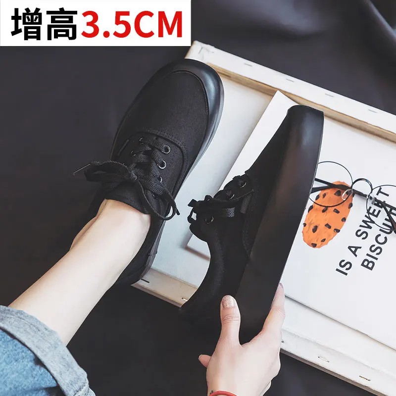 

All-Match Espadrille Shoes Casual Female Sneakers Clogs Platform 2021 Fashion Women's Round Toe Breathable New Small Creepers Cr