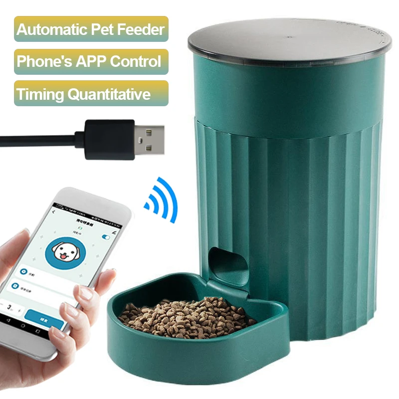 Умная автоматическая кормушка для домашних животных устройство количественного