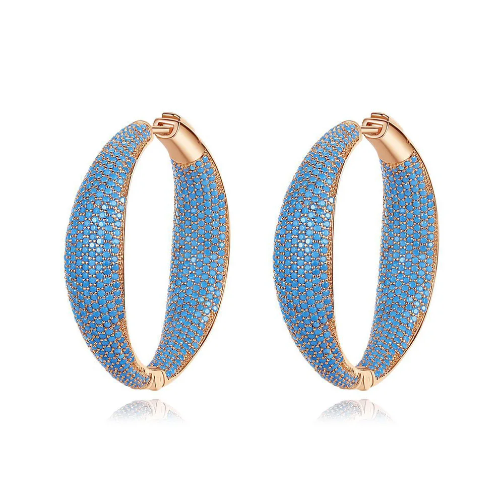 Роскошные Дизайнерские Большие круглые серьги кольца для пикантных женщин с