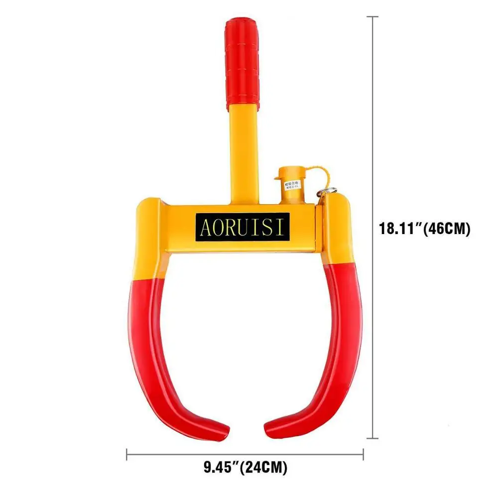 Сверхмощный Автомобильный Замок на колесо зажим для багажника шины прицепа