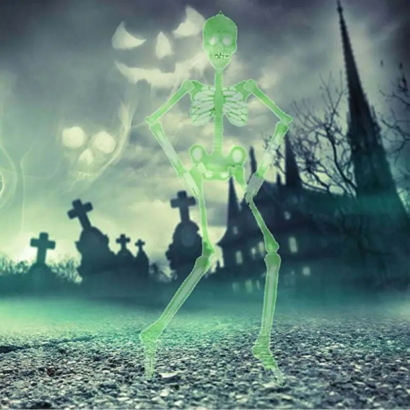 Светящийся Скелет из ПВХ для Хэллоуина 90 см 150 см|Украшения своими руками