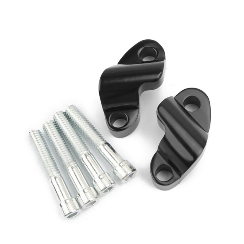 

2inch Handlebar Riser Spacer Kit 1inch Bar Heighten Block Extension Kit for Sportster 48 XL 1200X 1200XS 2010-2017