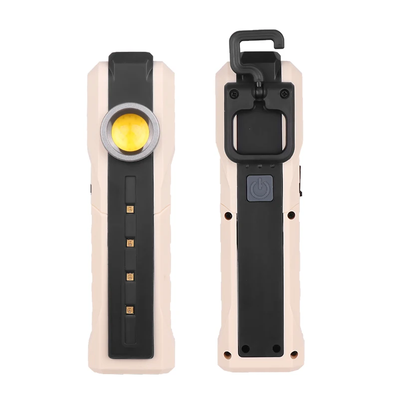 

UVC Germicidal Lamp Working LED Flashlight Tail Magnet White Yellow Built in Rechargeable Battery Lamp Torch & UV Light Lantern