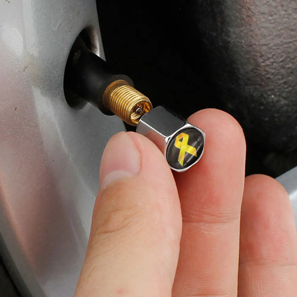 DSYCAR 4 шт./компл. автомобильный Стайлинг цинковый сплав Автомобильная крышка