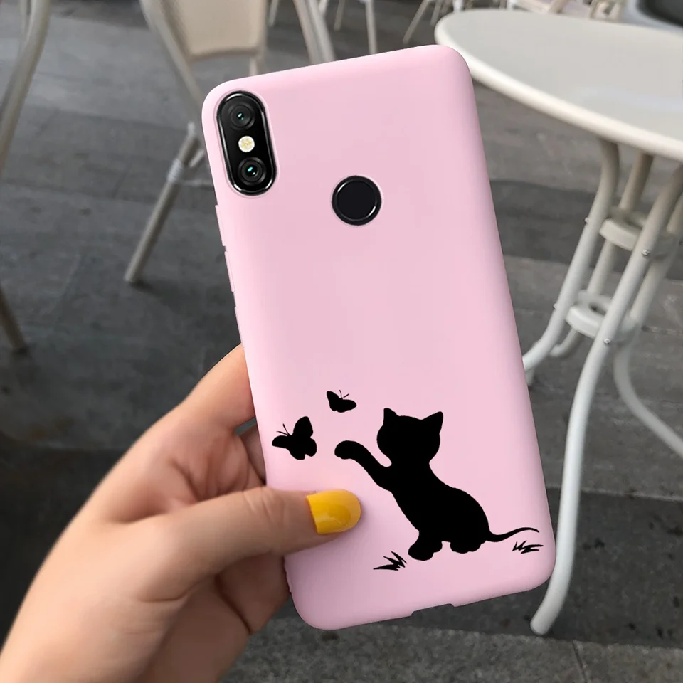 Силиконовый мягкий чехол 5 84 дюйма для Xiaomi Mi A2 Lite с рисунком подсолнуха и пудинга