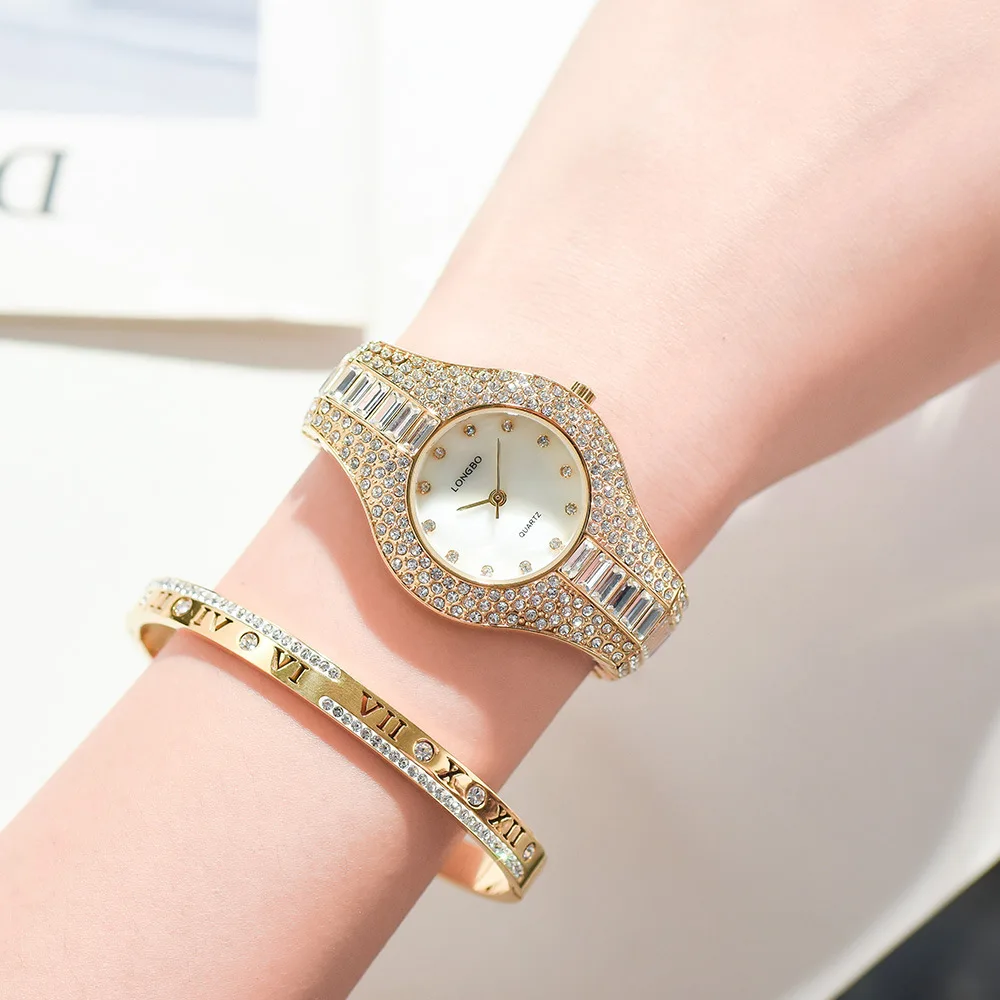 

New style ladies watch Korean casual fashion diamond ladies quartz watch
