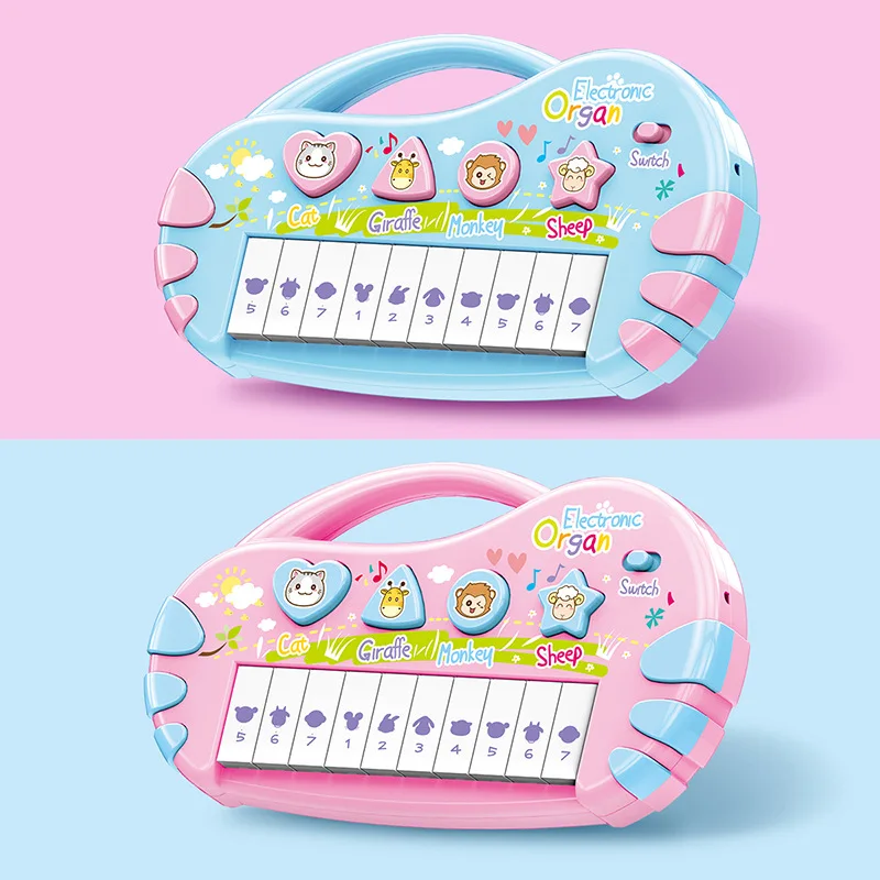 

Дети пианино клавиатуры электронный игрушечный орган скотный двор музыкальной игры Электрический мигающий Инструмент Игрушки для раннего...
