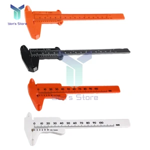 0-150mm 0-100mm Plastic Vernier Caliper Tattoo Caliper Ruler Gauge Plastic Ruler Accurate Measurement Tools Vernier Caliper