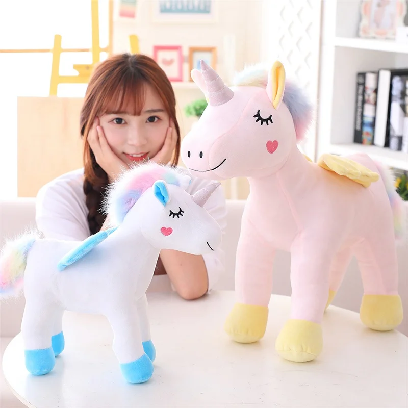 Игрушка плюшевая в виде единорога 30/45 см|Мягкие игрушки животные| |