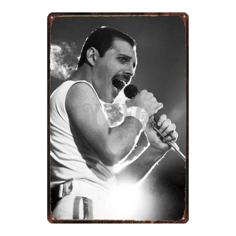 Музыкальная группа винтажный оловянный знак потертый шик Звезда металлическая