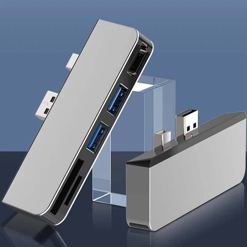 Подходит для Microsoft Surface Pro 5 In 1 док станция USB к HDMI/USB TF/SD расширения компьютера usb хаб