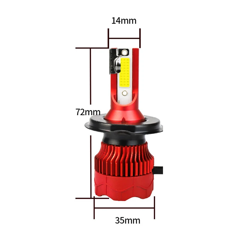 

2Pcs Car Headlight Lights LED H4 LED Lamp for Car Headlight Bulbs H1 H8 H9 9005 9006 HB3 HB4 Turbo H7 H3 Front Fog Bulbs 12V