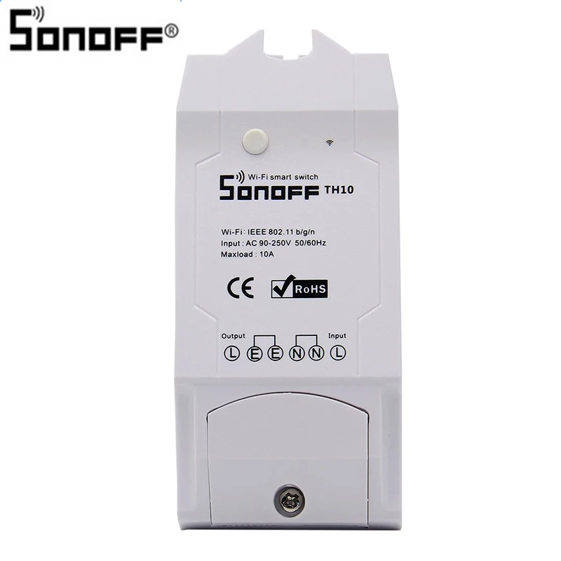 Смарт переключатель Sonoff TH10/TH16 с поддержкой Wi Fi 10 А/16 А|Модули для умного дома| |