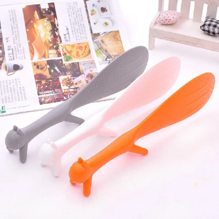 Симпатичная неприлипающая ложка в форме белки для риса|Ложка риса| |