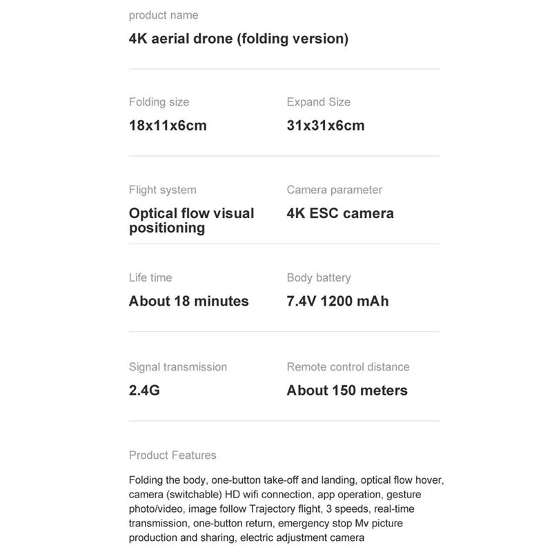 

S5 HD Aerial Photo UAV Optical Flow Positioning Dual Camera Four Axis Aircraft Remote Control Aircraft Children's Toys