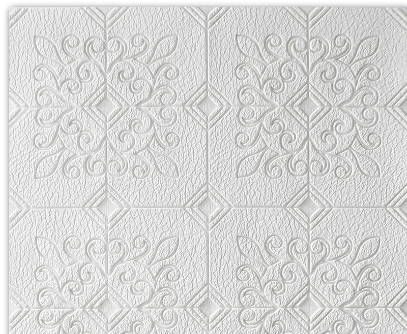 70cmx70cmx1pcs Водостойкие 3d настенные наклейки для гостиной, крыши, потолка, декоративные обои для спальни, самоклеящиеся потолочные обои - Color: 70cmx70cmx1pcs