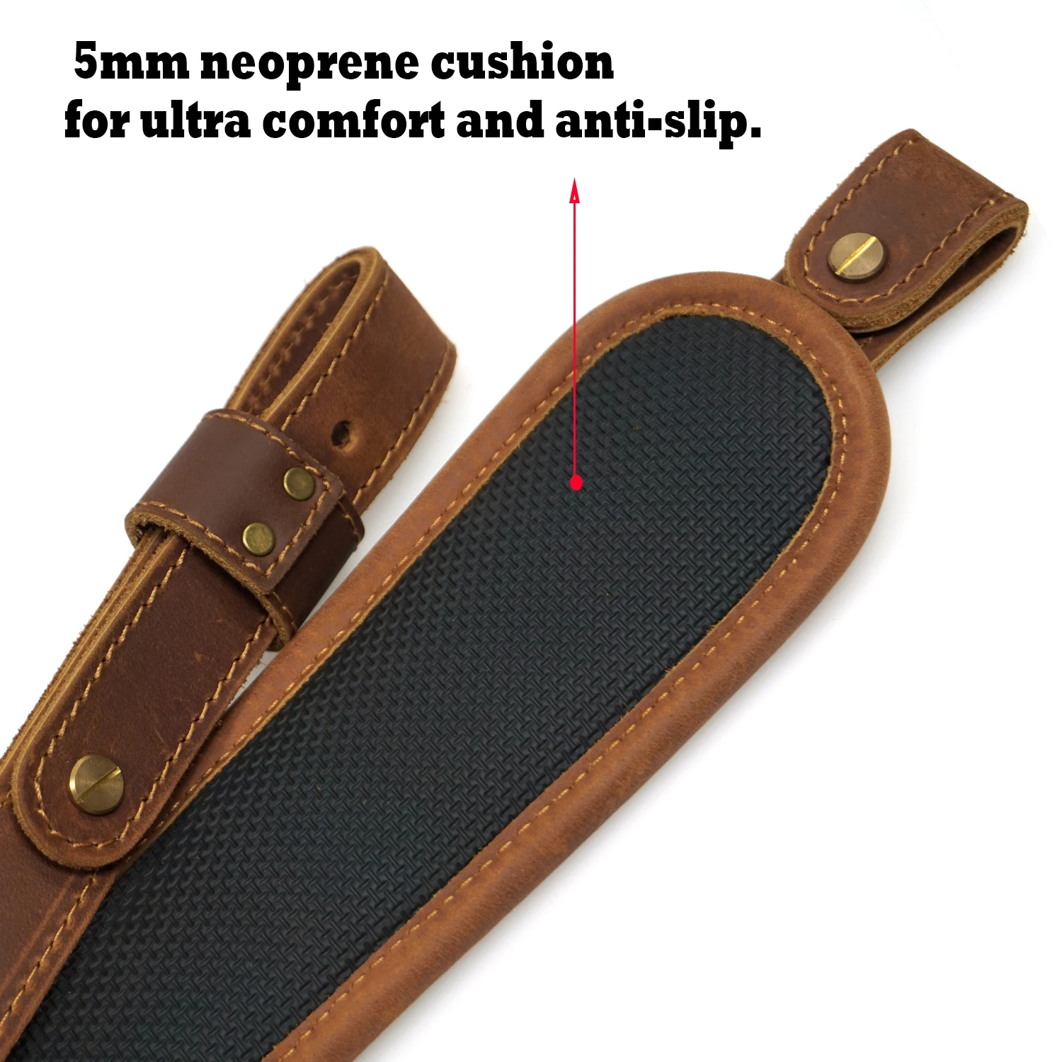 Аксессуары для охотничьего ружья винно красный кожаный ремень винтовки