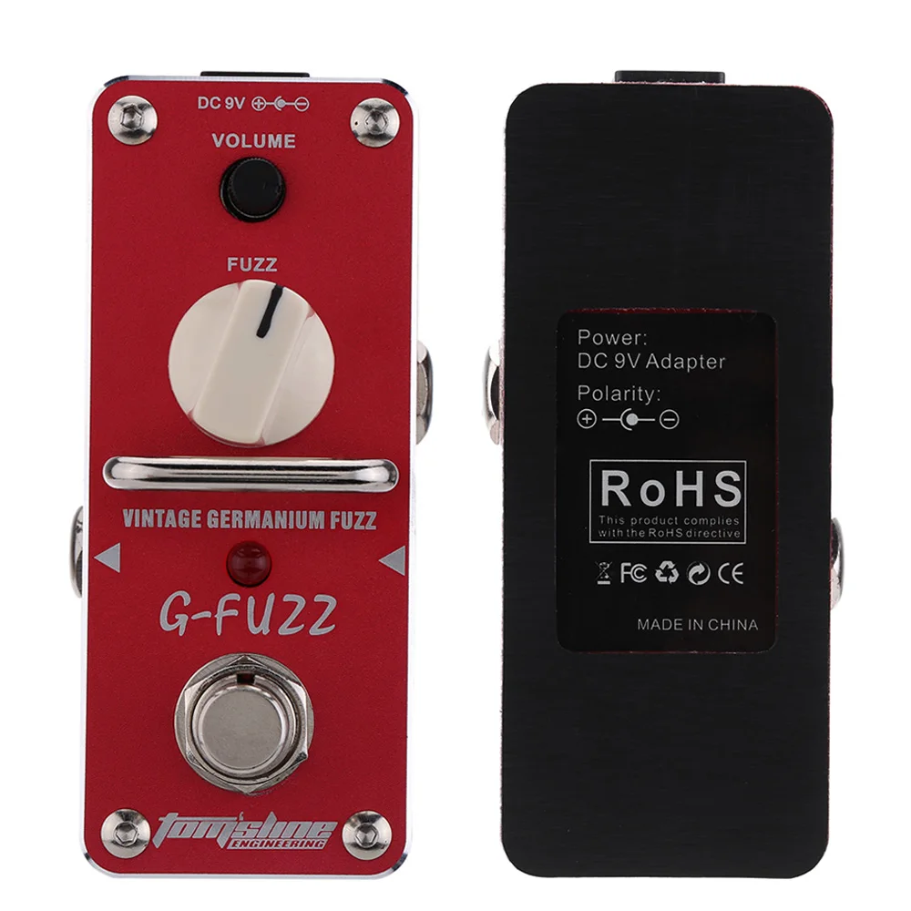AGF-3 G-FUZZ винтажный Германий Fuzz гитарная педаль эффектов мини аналоговый гитарный