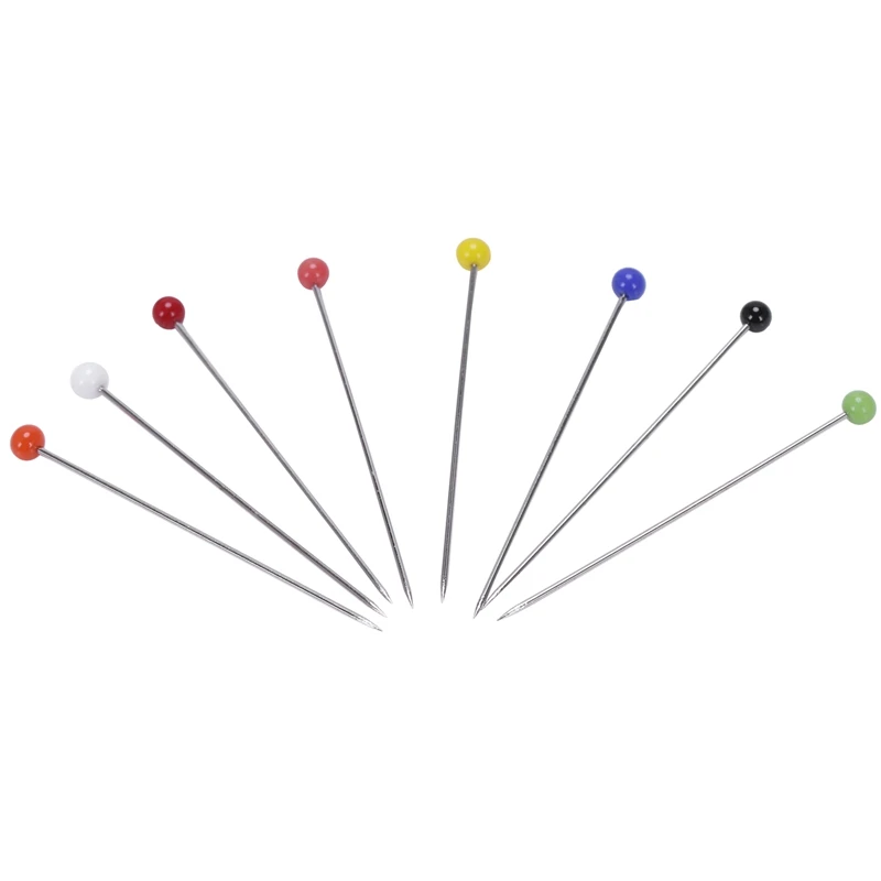 250 шт. швейные булавки со стеклянной головкой | Дом и сад