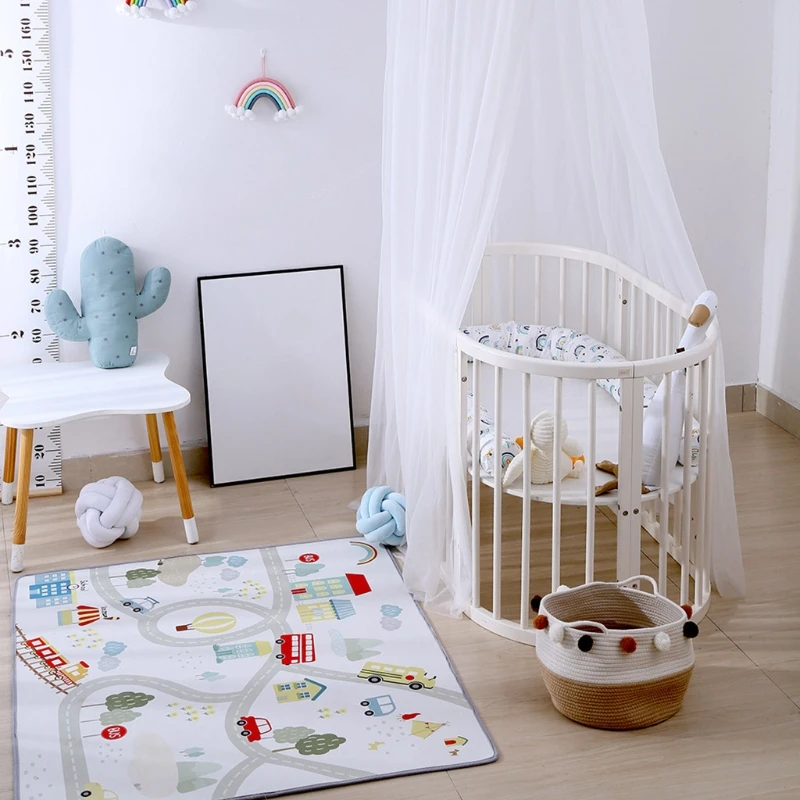 

Car City Scene Traffic Highway Map Kids Baby Play Game Mat Educational Toys Children Infants Crawling Blanket 100x80cm