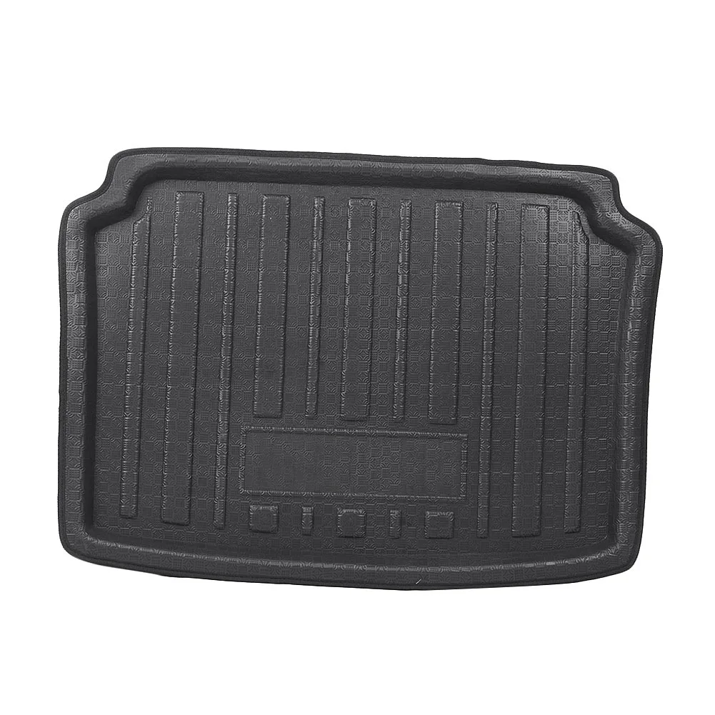 

Черный коврик для заднего багажника автомобиля Volkswagen Polo Hatchback 2010-2017, Профессиональный индивидуальный коврик для багажника автомобиля, напо...