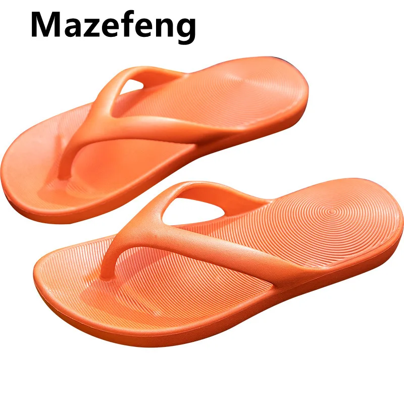 

Mazefeng 2021; Сезон лето; Мужские шлепанцы; Уличная обувь; Нескользящая подошва; Пляжная обувь Быстрая Сушка в расправленном виде флип-флоп еды Пр...
