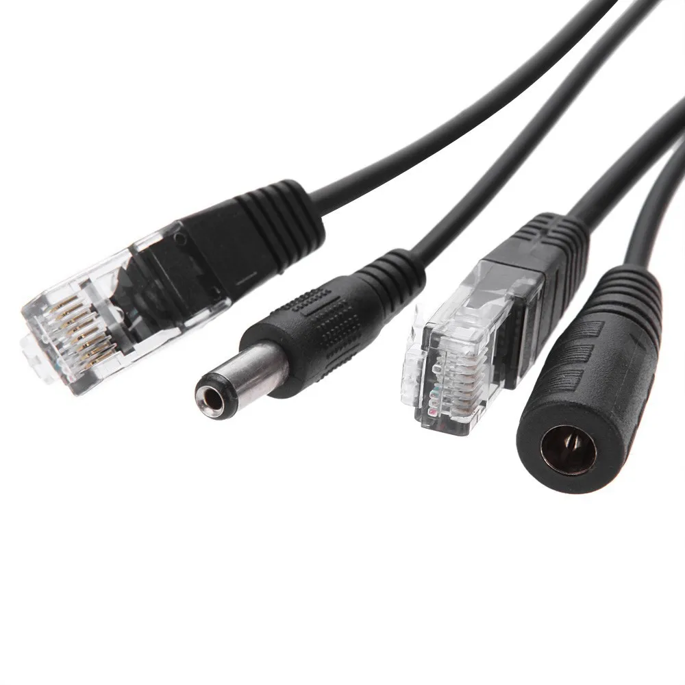 Кабель адаптер POE RJ45 инжектор Сплиттер Комплект экранированная лента пассивная
