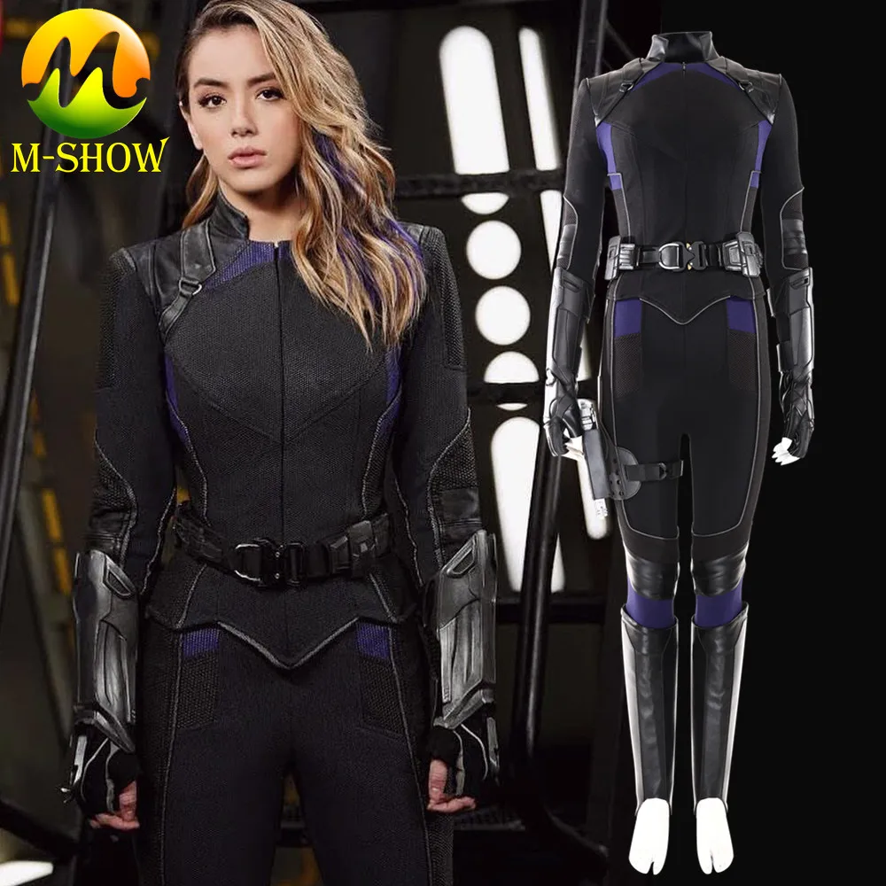Агенты S.H.I.E.L.D. Сезон 6 Скай кваке Косплей Костюм Дейзи Джонсон костюм Хэллоуин