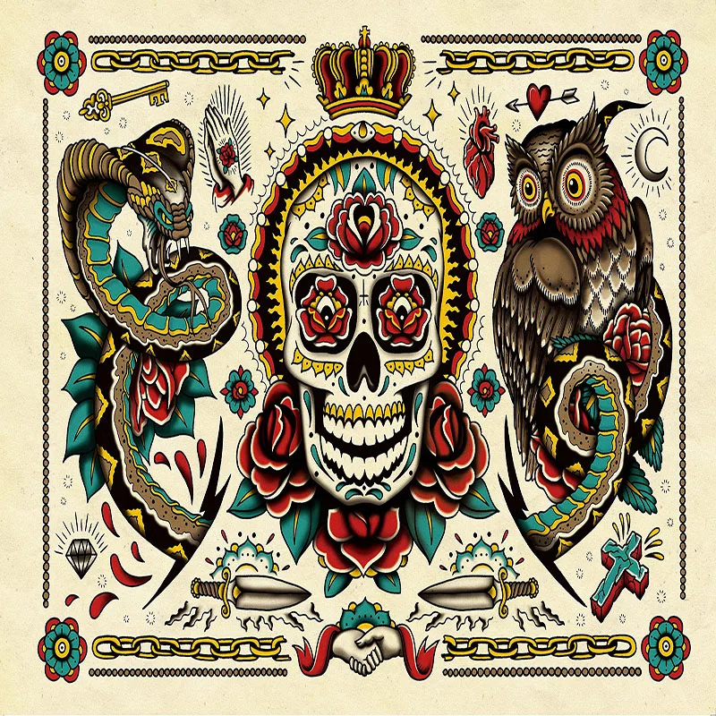 

Coloring Book Adult Tattoo Megamden Secret Garden Art Textbook Body Black And White Line Draft Painting Student Pencil Picture