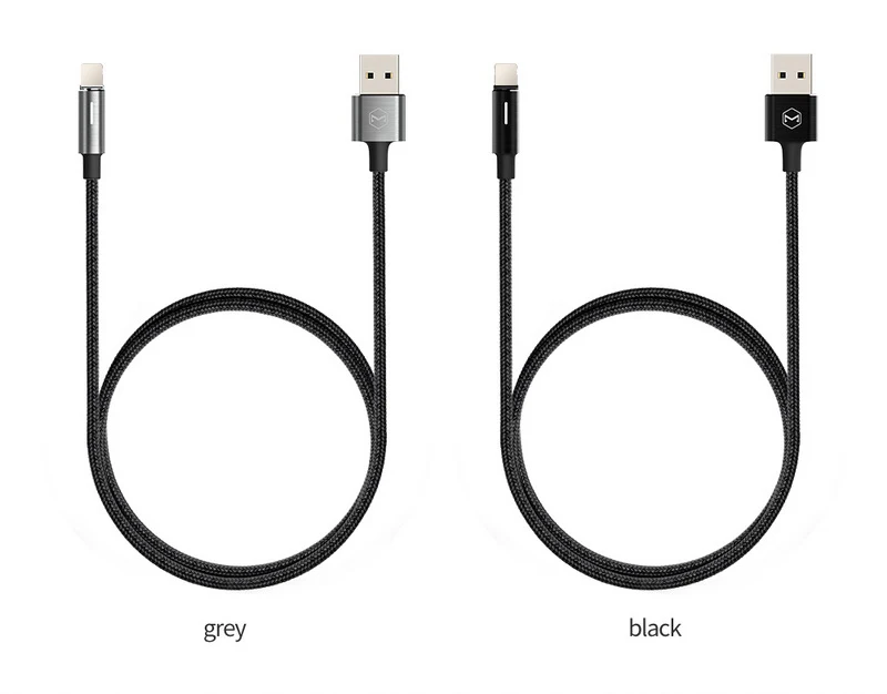 MCDODO автоматическое отключение USB зарядное устройство кабель для iPhone 11 Pro Xs Max X XR 8 7 6 6S Plus Кабель быстрое зарядное устройство кабель для передачи данных для мобильного телефона